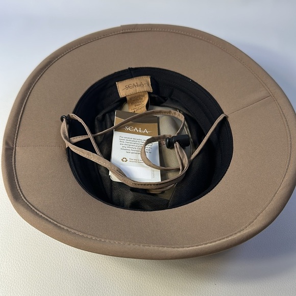 NWT Scala Men’s Microfiber Wide Brim Safari Fedora Hat - Picture 4 of 6